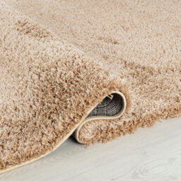 Wadan 120X170Cm Light Beige Shaggy Rug, Rectangular Soft Touch Thick Pile Modern Area Rug, Rugs For Living & Bedroom Non Shedding - thumbnail 2
