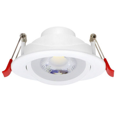 Long Life Lamps Company 5W Adjustable Round Led Recessed Ceiling Downlight 6500K Clr20 - image 1