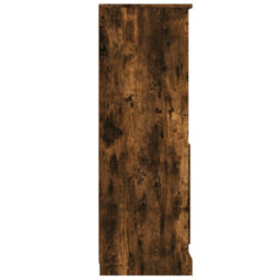 Berkfield Highboard Smoked Oak 36X35.5X103.5 Cm Engineered Wood - thumbnail 7