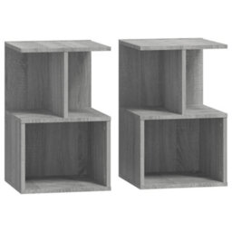 Berkfield Bedside Cabinets 2 Pcs Grey Sonoma 35X35X55 Cm Engineered Wood - thumbnail 2