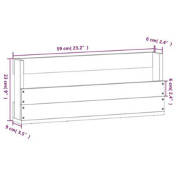 Berkfield Wall-Mounted Shoe Racks 2 Pcs White 59X9X23 Cm Solid Wood Pine - thumbnail 9