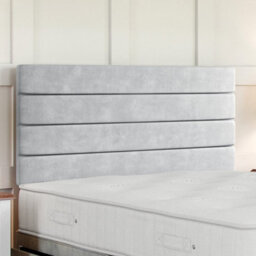 Divan Base Direct Plush Light Silver Platform Top Divan Bed No Storage Base 6Ft Super King + Sorrento Strutted Headboard - thumbnail 3