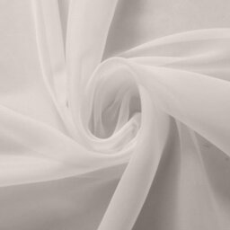 Luxury Living Elegant Plain Voile Curtain Panels Pair With Free Tie Backs White - thumbnail 3