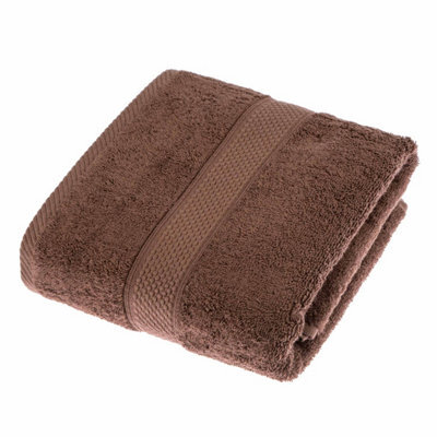 Homescapes Turkish Cotton Chocolate Bath Towel - image 1