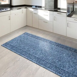 Floordirekt Primaverum Needle Felt Kitchen Runner Mat Non Slip Gel Back Cushioned Hallway Indoor Steel Blue 66 X 900 Cm - thumbnail 3