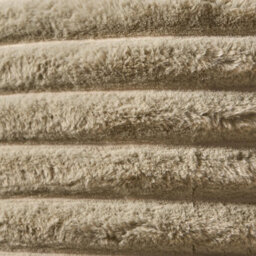 Ohs 2 Pack Faux Fur Thick Rib Cushion Covers - Sage - thumbnail 4