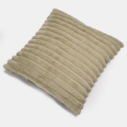Ohs 2 Pack Faux Fur Thick Rib Cushion Covers - Sage - thumbnail 6