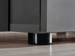 "Arte Maze Ii Tv Entertainment Unit 200Cm In Black & Oak Wotan - Modern Wall System For Tvs Up To 65""" - thumbnail 4
