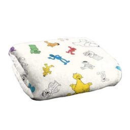 Sesame Street Silky Character Collage Supersoft Blanket Multicoloured (One Size) - thumbnail 3