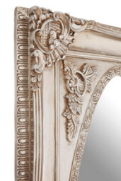 Orsina Functional Champagne Finish Oval Border Wall Mirror, Timeless Mirror For Livingroom, Elegant Modern Mirror - thumbnail 3