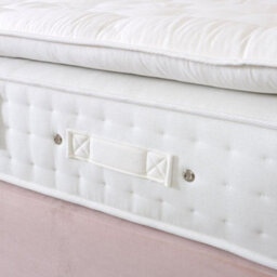 Divan Base Direct Shire Brecon 6000 Pocket Sprung Natural Fillings Pillow Top Divan Bed Set 4Ft6 Double 4 Drawers Continental- Plush Pink - thumbnail 4