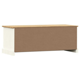Berkfield Tv Cabinet Vigo White 106X40X40 Cm Solid Wood Pine - thumbnail 7