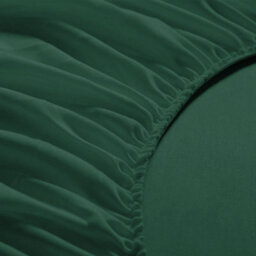 Ameha Fitted Sheet 25 Cm Extra Deep Hotel Quality Bedroom Anti Allergic Single, 91X190Cm Emerald Green Fitted Bed Sheets - thumbnail 5