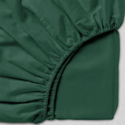 Ameha Fitted Sheet 25 Cm Extra Deep Hotel Quality Bedroom Anti Allergic Single, 91X190Cm Emerald Green Fitted Bed Sheets - thumbnail 6