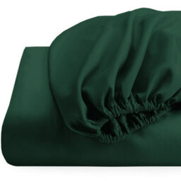 Ameha Fitted Sheet 25 Cm Extra Deep Hotel Quality Bedroom Anti Allergic Single, 91X190Cm Emerald Green Fitted Bed Sheets - thumbnail 7
