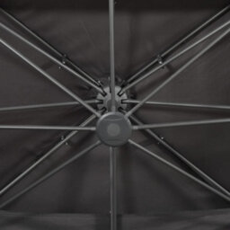 Walplus Cantilever Garden Parasol With Double Top Anthracite 400X300 Cm - thumbnail 7
