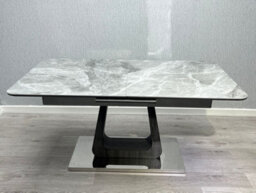 Stratus Interiors Zermatt Extendable Dining Table Grey Ceramic 160 - 200 Cm With 6 Zermatt Chairs - thumbnail 4