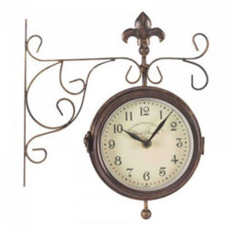 Smart Garden York Station Platform Indoor Outdoor Garden Clock Thermometer - thumbnail 2