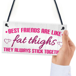 Red Ocean Best Friends Novelty Laugh Sign - thumbnail 6