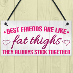 Red Ocean Best Friends Novelty Laugh Sign - thumbnail 2