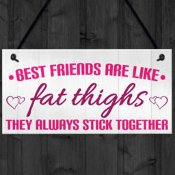 Red Ocean Best Friends Novelty Laugh Sign - thumbnail 4