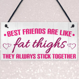 Red Ocean Best Friends Novelty Laugh Sign - thumbnail 3