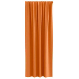 Berkfield Curtains With Curtains 2 Pcs Bright Orange Polyester - thumbnail 3