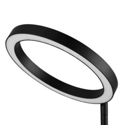 GoodHome Taphao Modern Circular Matt Black Table Light - thumbnail 4
