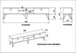 Decorotika Lorenz Modern Tv Stand Tv Unit For Tv's Up To 71 Inch - thumbnail 5