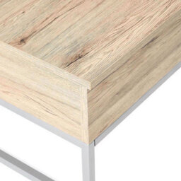 FWSTYLE Lift Up Storage Coffee Table Light Oak Metal Frame Furniture - thumbnail 5
