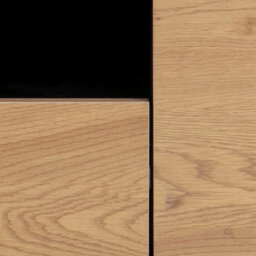 Furniture To Go Seaford Tv Unit 2 Doors 1 Drawer In Black & Oak - thumbnail 7