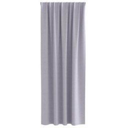 Berkfield Modern Curtains With Curtains 2 Pcs Metal Grey 245 X 140 Cm Polyester - thumbnail 4