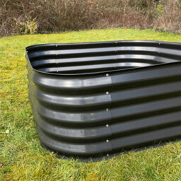 Selections Large Metal Raised Vegetable Bed In Dark Grey (120Cm) - Pack Of 2 - thumbnail 5