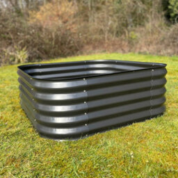 Selections Large Metal Raised Vegetable Bed In Dark Grey (120Cm) - Pack Of 2 - thumbnail 6