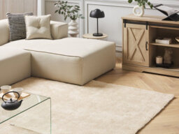 Beliani Shaggygy Rug Demre Beige 160 X 230 Cm - thumbnail 2