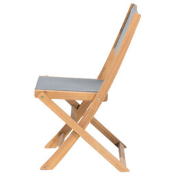 Beliani Set Of 2 Garden Chairs Cesana Acacia Wood Light Brown - thumbnail 6
