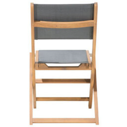 Beliani Set Of 2 Garden Chairs Cesana Acacia Wood Light Brown - thumbnail 8