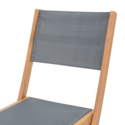 Beliani Set Of 2 Garden Chairs Cesana Acacia Wood Light Brown - thumbnail 9