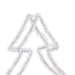 Beliani Outdoor Decoration Led Olboan Christmas Tree 34 Cm White - thumbnail 7