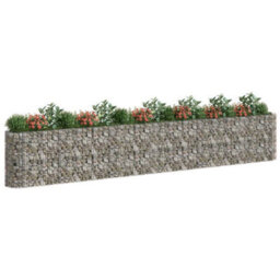 Berkfield Gabion Raised Bed Galvanised Iron 610X50X100 Cm - thumbnail 3