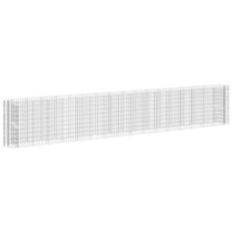Berkfield Gabion Raised Bed Galvanised Iron 610X50X100 Cm - thumbnail 2