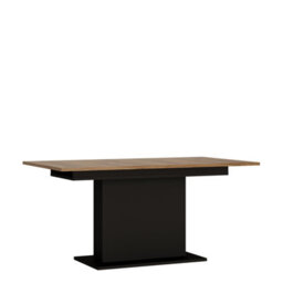 Furniture To Go Brolo Extending Dining Table  In Walnut And Black - thumbnail 1