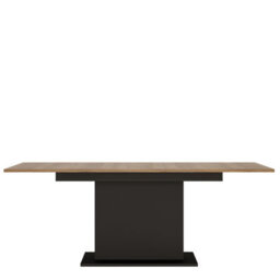 Furniture To Go Brolo Extending Dining Table  In Walnut And Black - thumbnail 2