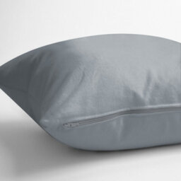 Chilimilii Cushion Covers 100% Cotton Plain Dyed Zip Pipe Edge Home Sofa Decor (40X40 Cm) - thumbnail 4