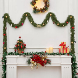 Vivo 16M Christmas Garland Decoration Xmas Artificial Vine Soft Green Tinsel Pine Green - thumbnail 2