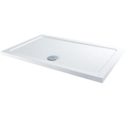 Homestylestore Chrome Smoked Glass Floating Walk In Frameless Shower Enclosure With White Tray 1400 X 800mm - thumbnail 3