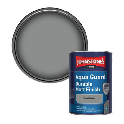 Johnstone's Trade Wood & Metal Aqua Guard Durable Matt Paint Playing Possum (Ppg0997-5) 1L - image 1