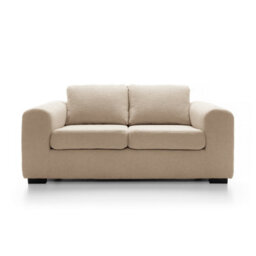 Abakus Direct Boston 2 Seater Sofa In Beige Basket Weave - thumbnail 2