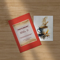 Ak Frames 6X4 Poppy Red Picture Mounts To Fit 4X3 Aperture Size - Mount Board Only (No Frame Included) - thumbnail 5