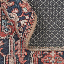 Loomed Distressed Red Multicolour Persian Style Washable Non Slip Rug 240X330Cm - thumbnail 7